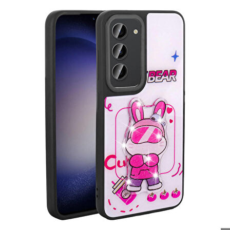 Mkorayavm Galaxy S23 TPU Malzemeli Kabartmalı İkonik Figürlü  Silikon Kapak