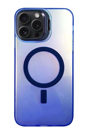 Mkorayavm Apple iPhone 16 Pro Max Uyumlu Standlı Kamera Korumalı Magsafe Kapak