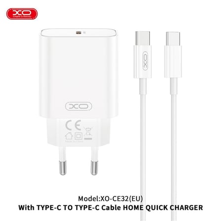 Premium Unsur Malzeme Ekipman CE32(EU) 20W Type-C Çıkışlı Type-C Kablolu