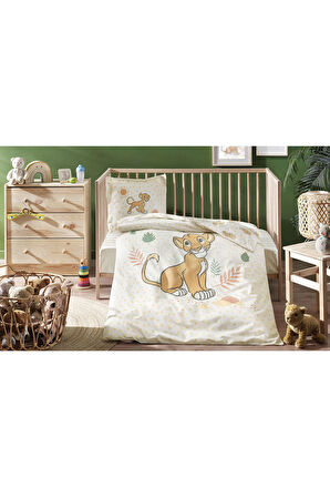 Özdilek Lion King Simba Happy Disney Lisanslı Bebek Nevresim Takımı