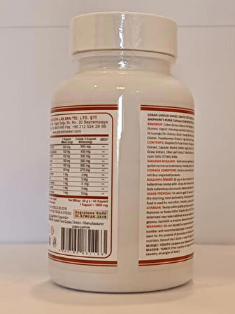 Çoban Çantası Kapsül (SHEPHERD'S PURSE CAPSULE)