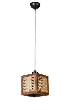 KUMSAL TEKLİ CEVİZ RATTAN SARKIT