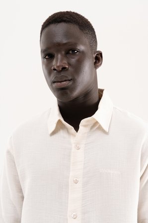 Erkek Basic Uzun Kollu Cotton Gömlek Camel