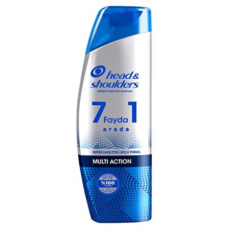 Head & Shoulders 7 Fayda 1 arada Multi Action Kepeğe Karşı Etkili Güçlü Formül İçeren Şampuan 300 ml