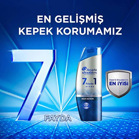 Head & Shoulders 7 Fayda 1 arada Multi Action Kepeğe Karşı Etkili Güçlü Formül İçeren Şampuan 300 ml