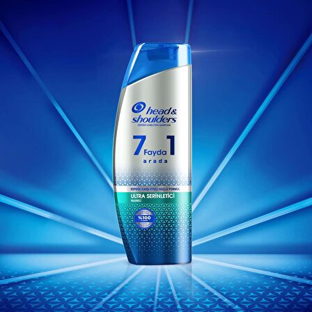 Head & Shoulders 7 Fayda 1 arada Ekstra Serinletici His ve Kepeğe Karşı Etkili Güçlü Formül İçeren Şampuan 300 ml