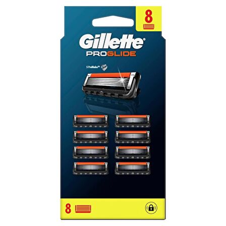 Gillette Proglide Avantajlı Yedek Tıraş Bıçağı 8'li