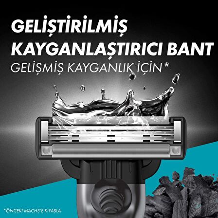 Gillette Mach3 Charcoal Yedekli Tıraş Makinesi