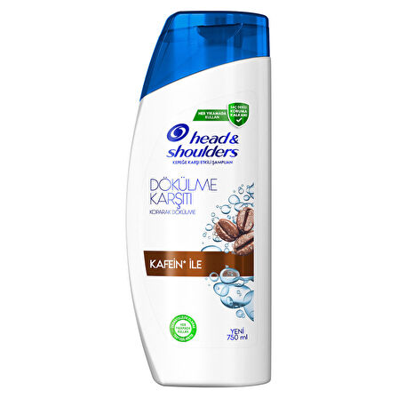 Head & Shoulders Kafeinli  Dökülme Karıştı Şampuan 750 ml