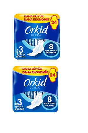 Orkid Ultra Ekstra Dörtlü Paket Gece & Gündüz 48 Adet