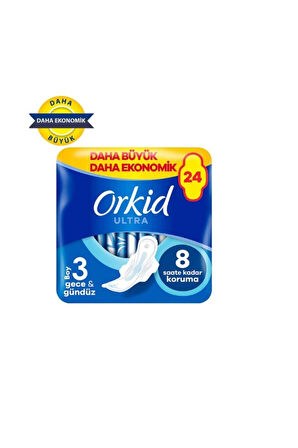 Orkid Ultra Ekstra Dörtlü Paket Gece & Gündüz 48 Adet