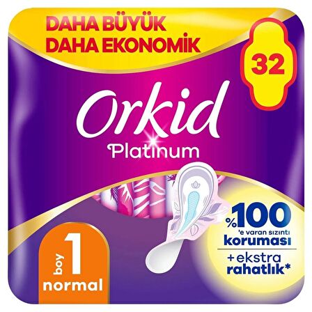 Orkid Platinum Normal (Boy 1) 32 adet Hijyenik Ped