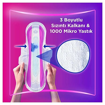 Orkid Platinum Uzun (Boy 2) 28 adet Hijyenik Ped