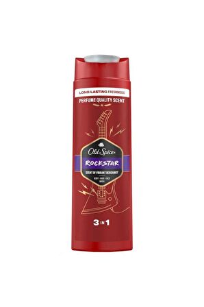 Old Spice Rockstar 3 In1 Şampuan+Duş Jeli 400 ml