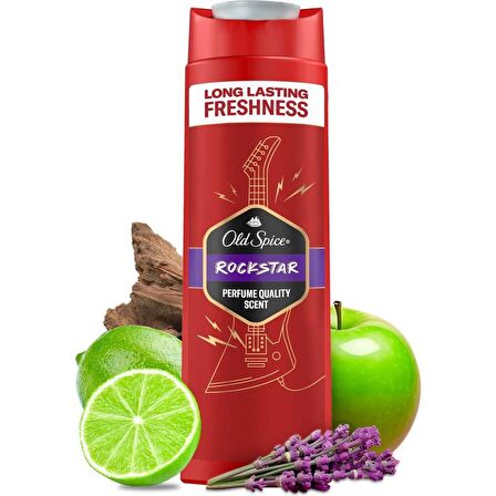 Old Spice Rockstar 3 In1 Şampuan+Duş Jeli 400 ml