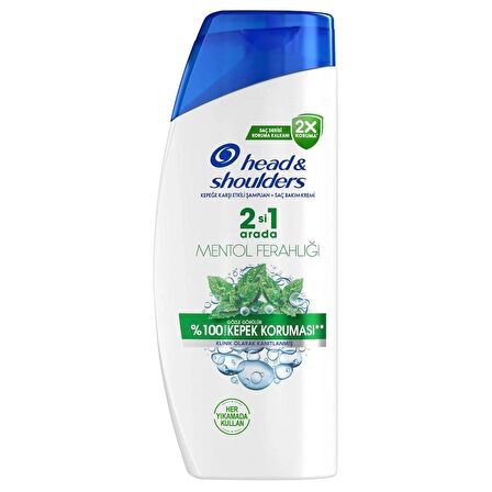 H&S Şampuan Mentol Ferahlığı 2in1 625 ml