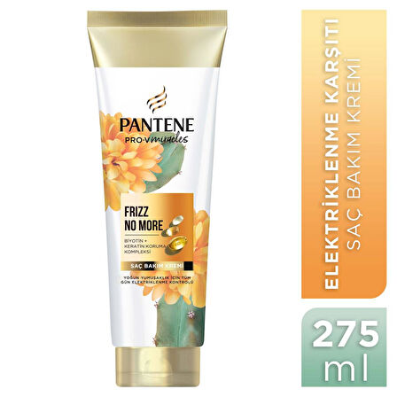 Pantene PRO-V MIRACLES Frizz No More Elektriklenme Karşıtı Saç Bakım Kremi Kuru ve Kıvırcık Saçlar İçin 275ML