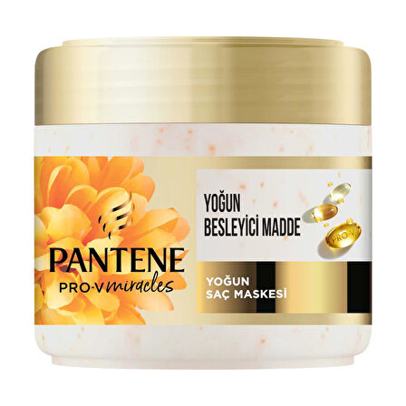 Pantene PRO-V MIRACLES Frizz No More Elektriklenme Karşıtı Maske Kuru ve Kıvırcık Saçlar İçin 300ML