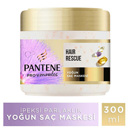 Pantene PRO-V MIRACLES İpeksi Parlaklık Maskeİşlem Görmüş Saçlar için 300ML