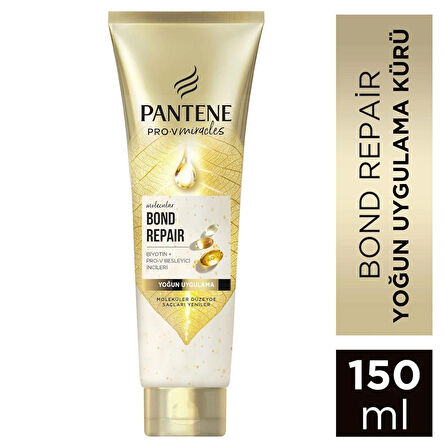 Pantene PRO-V MIRACLES Molecular Bond Repair Yoğun Uygulama Kürü Pro-V Besleyici İnci ile 150ML