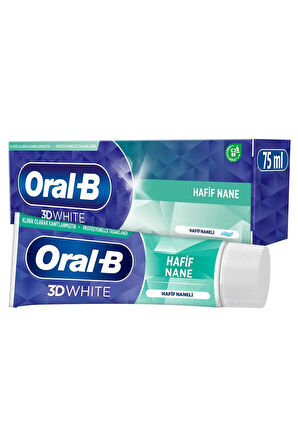 Oral-B Pro-3D White Hafif Nane 75 ml Diş Macunu x 2 Adet