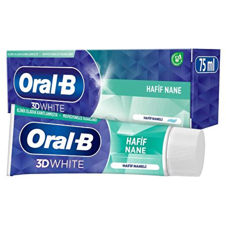 Oral-B Pro 3D White Hafif Nane Diş Macunu 75 ml