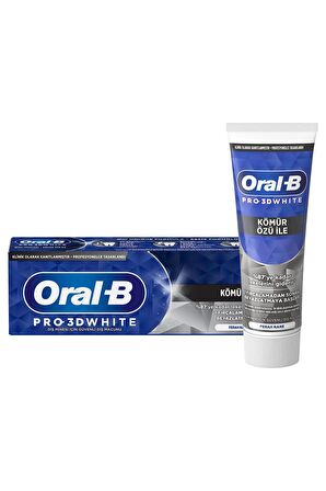 Oral-B Pro 3D White Kömür Özlü Diş Macunu 75 ml