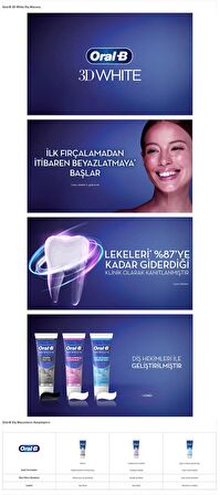 Oral-B Pro 3D White Canlandıran Ferahlık Diş Macunu 75 ml