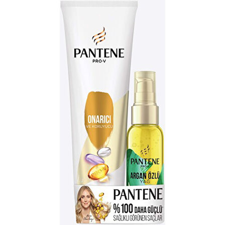 Pantene Sac Kremi Kremi Onarıcı + 100Ml Serum Hediyeli
