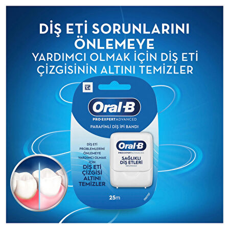 Oral-B Diş İpi Pro-Expert Advanced Sağlıklı Diş Etleri 25 m