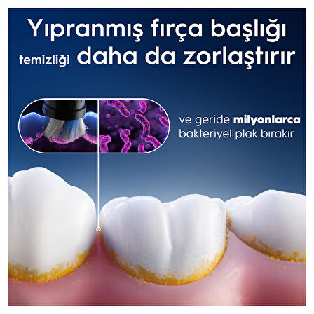 Oral-B iO Gentle Care Beyaz Diş Fırçası Yedek Başlığı 2 Adet