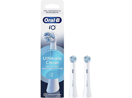 ORAL B IO Clean 2'li Diş Fırçası Yedek Başlık Beyaz