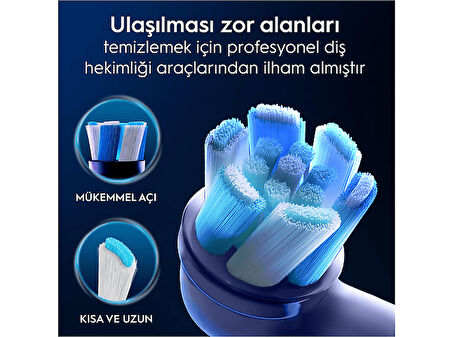 ORAL B IO Clean 2'li Diş Fırçası Yedek Başlık Beyaz