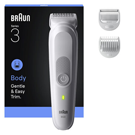 Braun Vücut Tıraş Makinesi Series 3, +3 Aksesuar, Su Geçirmez, BG3530