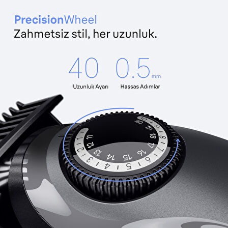 Braun Sakal Düzeltici Series 3, +5 Aksesuar, 40 Uzunluk, Keskin Bıçak, BT3560