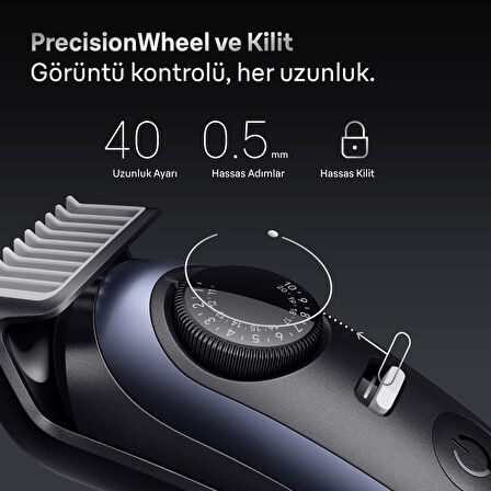Braun Sakal Düzeltici Series 7, +10 Berber Ekipmanları, 40 Uzunluk, ProBlade, BT7540