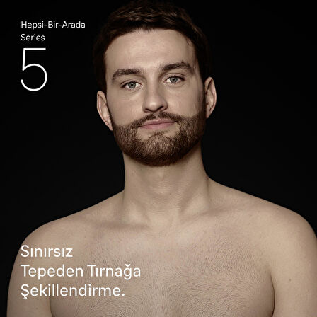 Braun Hepsi Bir Arada Series 5, 7’si 1 arada Tıraş Kiti, Keskin Bıçak, Vücut Tıraşı AIO5520