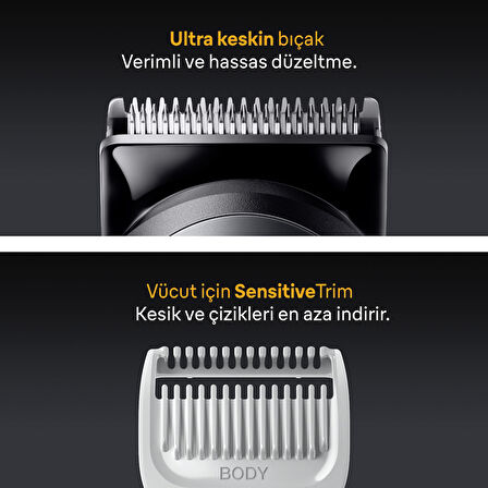 Braun Hepsi Bir Arada Series 5, 7’si 1 arada Tıraş Kiti, Keskin Bıçak, Vücut Tıraşı AIO5520