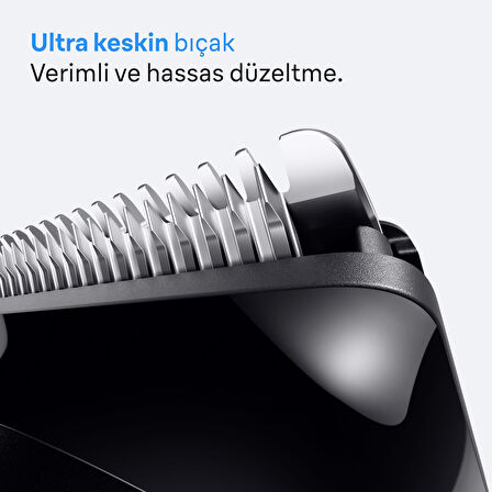 Braun Hepsi Bir Arada Series 3, 8’i 1 arada Tıraş Kiti, Keskin Bıçak, 14 Uzunluk, AIO3540