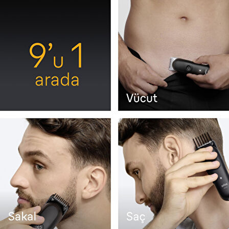 Braun Hepsi Bir Arada Series 5, 9’u 1 arada Tıraş Kiti, Keskin Bıçak, Vücut Tıraşı AIO5540