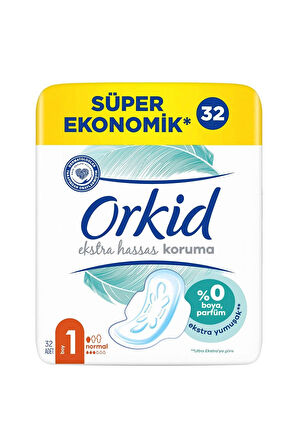 Orkid Extra Hassas Koruma Hijyenik Ped 32'li