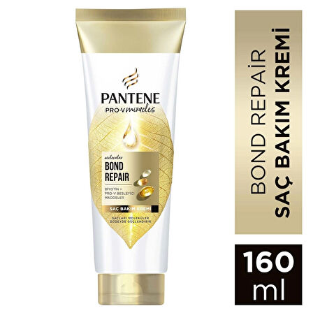 Pantene PRO-V MIRACLES Molecular Bond Repair Saç Bakım Kremi Yıpranmış Saçlar için 160ML