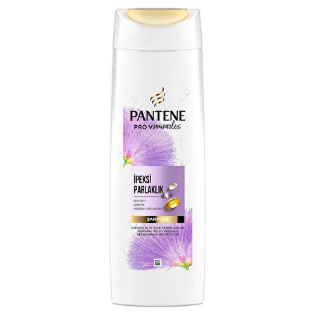 Pantene PRO-V MIRACLES İpeksi Parlaklık Şampuan İşlem Görmüş Saçlar için 325ML