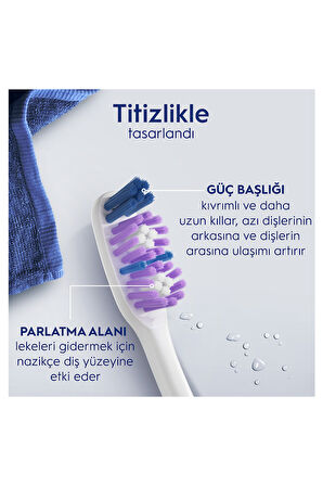 ORAL-B PRO-3DWHİTE ADVANCED BEYAZLIK DİŞ FIRÇASI - ORTA