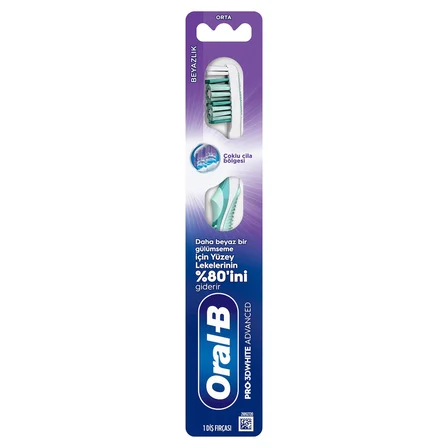 Oral-B Pro 3D White Advanced Beyazlık Diş Fırçası Orta