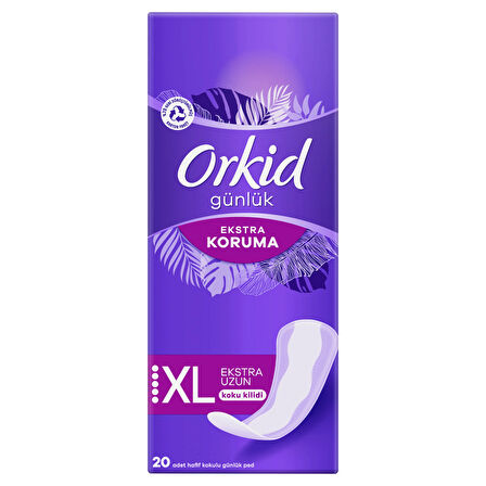 Orkid Günlük Ped Uzun Ekstra 20 Li Mor Paket