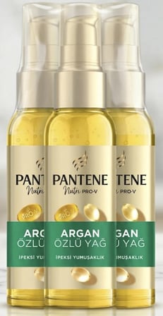 Pantene Doğal Sentez Argan Yağlı Saç Bakım Serumu 3 x 100 ML