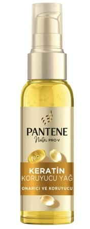 Pantene Keratin Özlü Onarıcı E Vitaminli Saç Bakım Yağı 3 x 100 ML