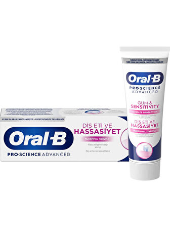 Oral B Diş Macunu Pro Scıence Advanced Diş Eti Va Hassasiyet 75 Ml