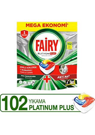 Fairy Platinum Plus 102li Bulaşık Tableti